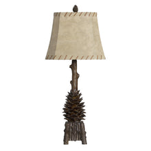 33.5"H Resin Table Lamp  2Pcs Ups Pack 3.65'