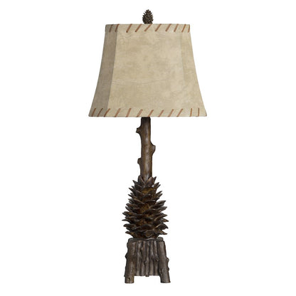 33.5"H Resin Table Lamp  2Pcs Ups Pack 3.65'