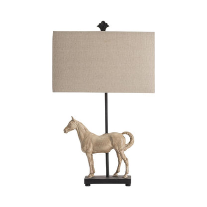 Crestview Collection CVAVP961 Chase Table Lamp Lighting, White