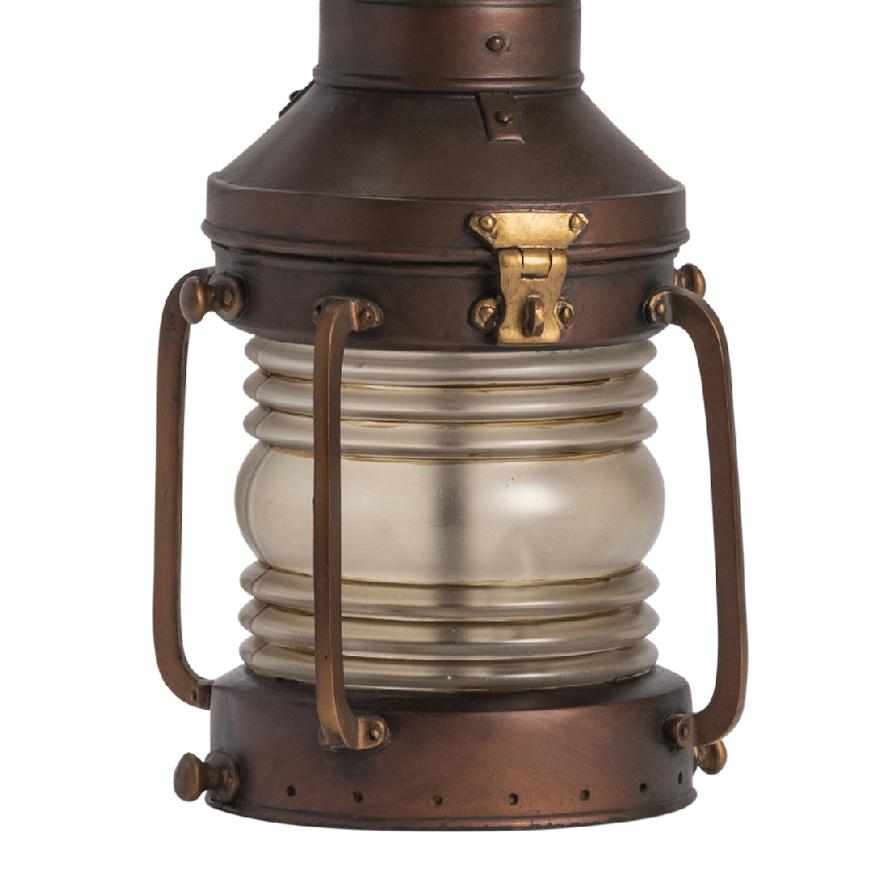 Crestview Collection CVABS964 Copper Lantern Table Lamp Lighting