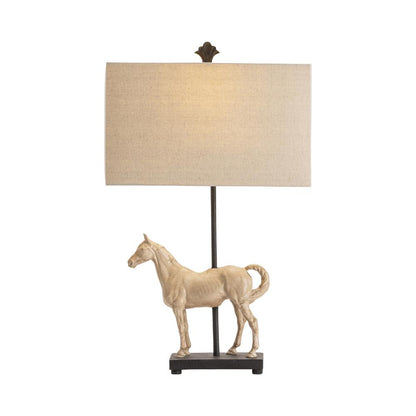 Crestview Collection CVAVP961 Chase Table Lamp Lighting, White