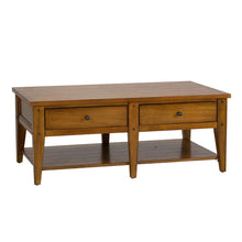 Lake House Cocktail Table in Oak