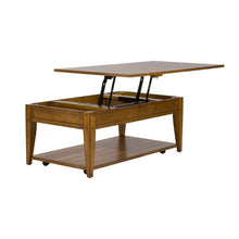 Lake House Lift Top Cocktail Table in Oak