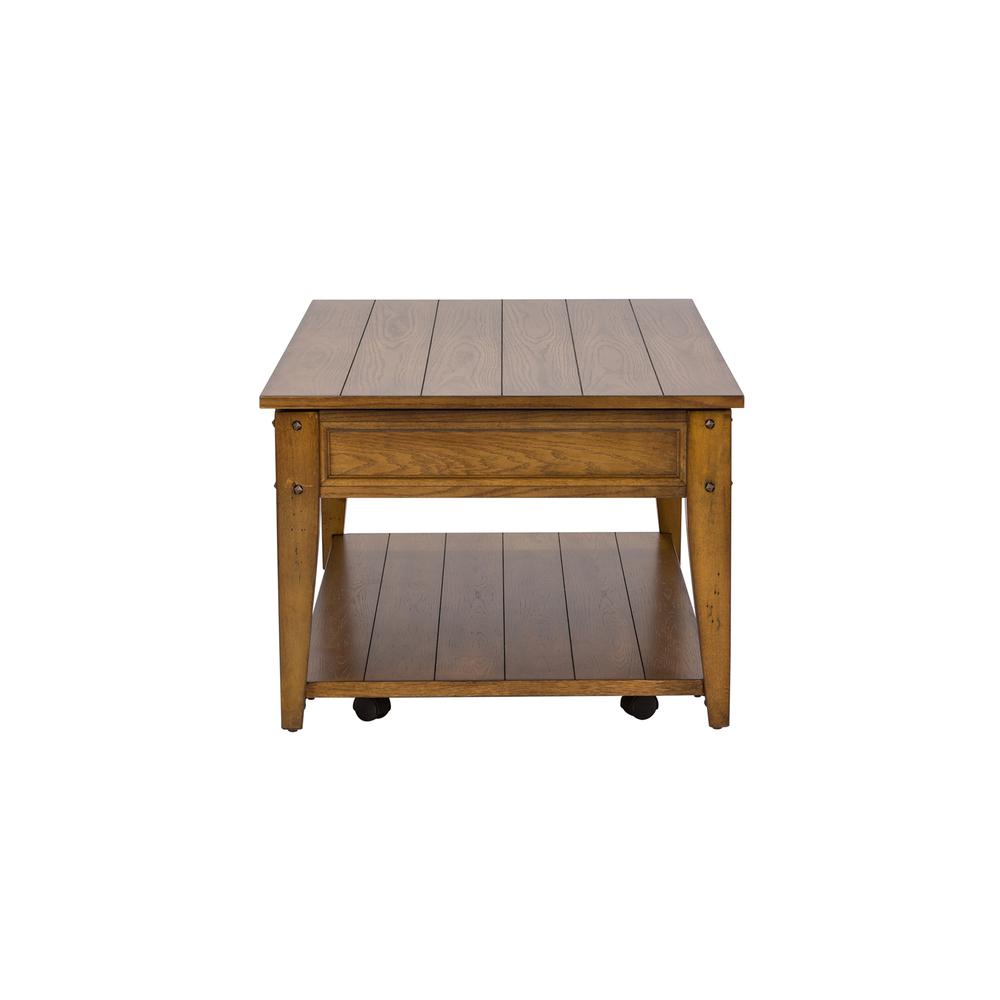 Lake House Lift Top Cocktail Table in Oak