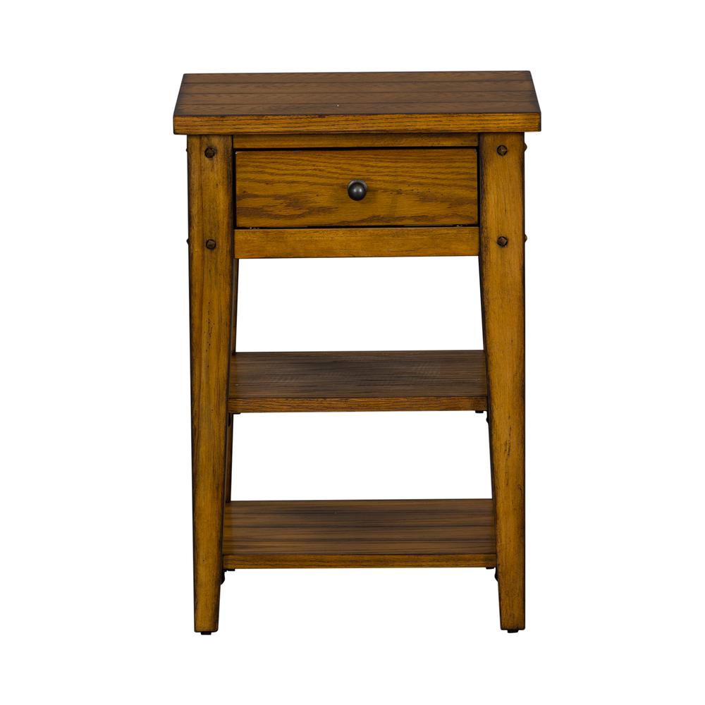 Lake House Chair Side Table in Oak