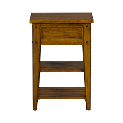 Lake House Chair Side Table in Oak