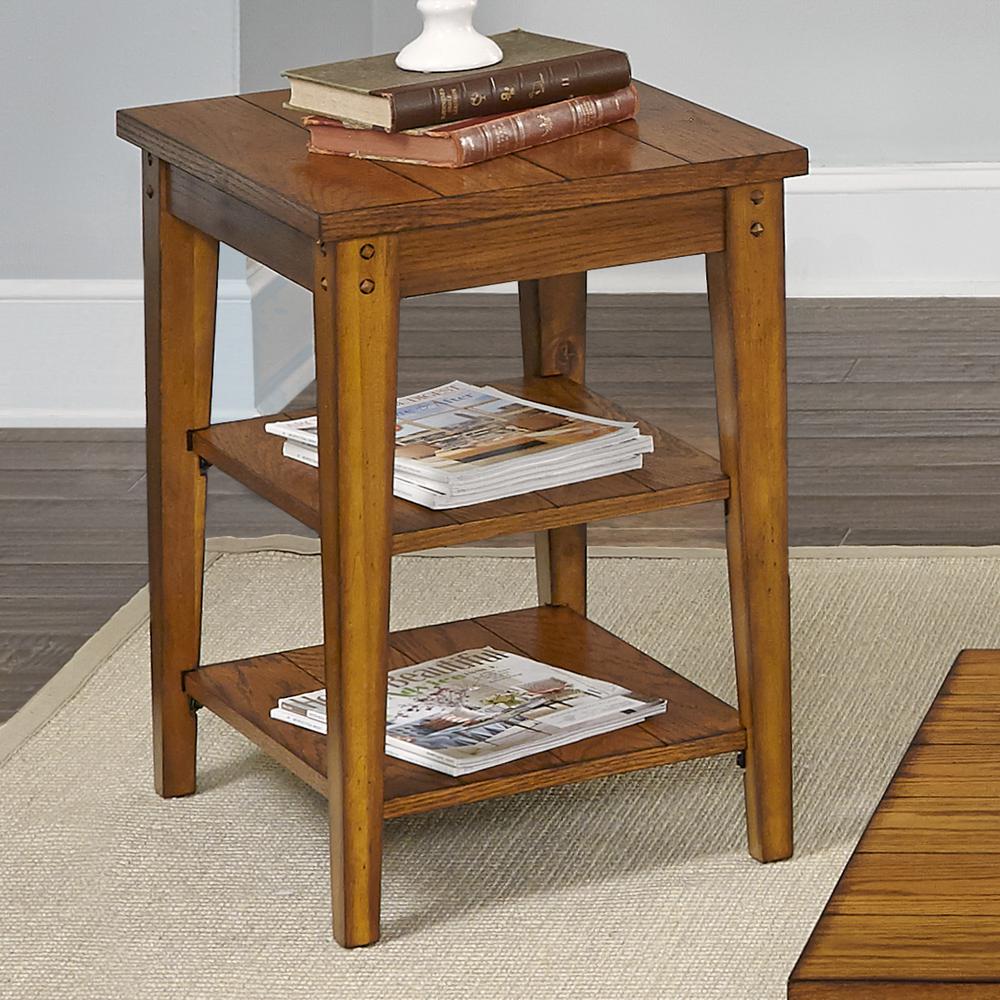 Lake House Tiered Table in Oak