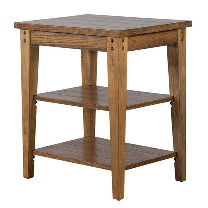Lake House Tiered Table in Oak