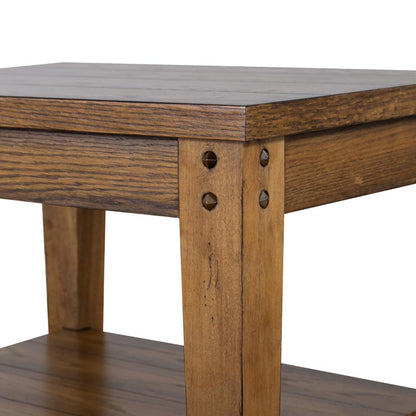 Lake House Tiered Table in Oak