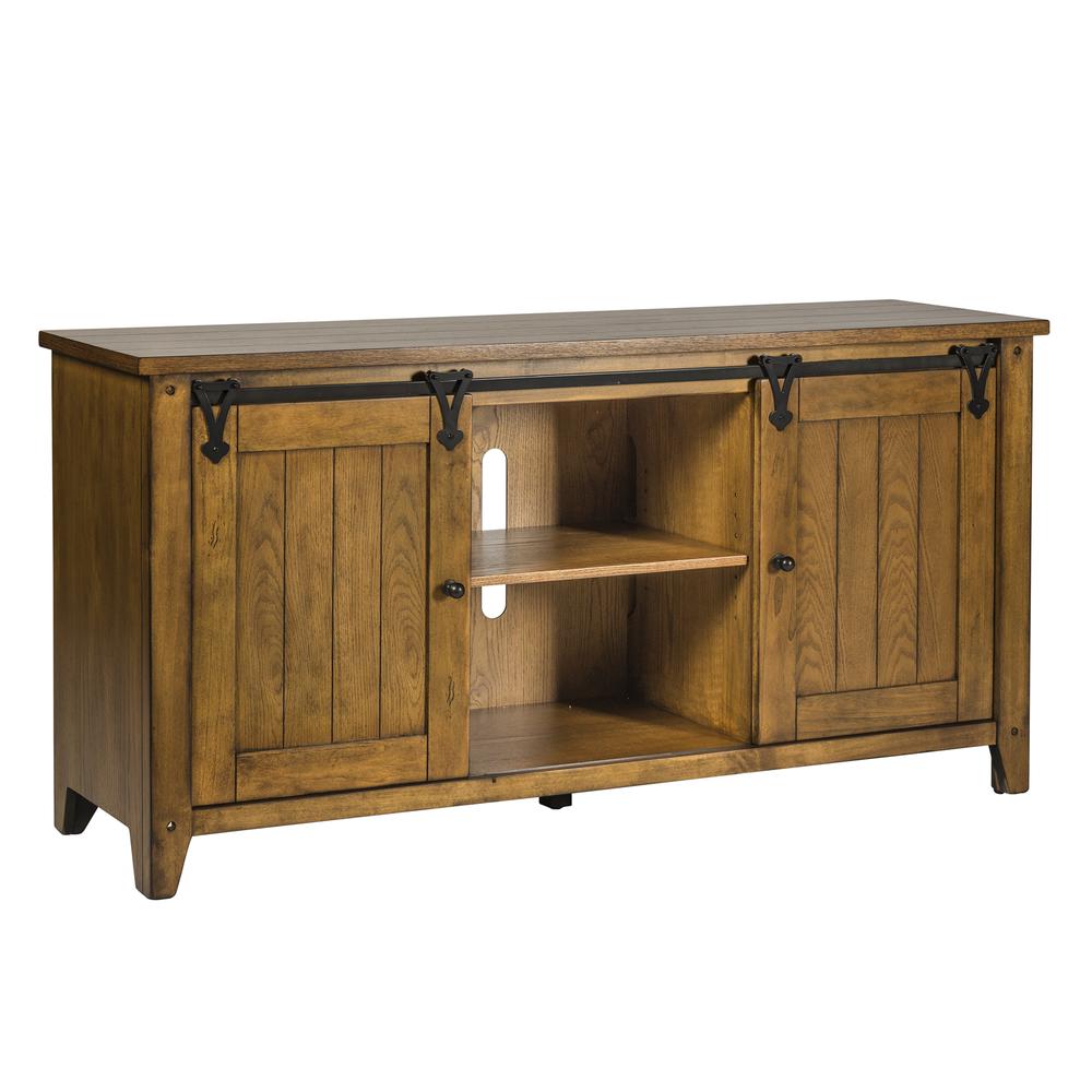 Lake House TV Console in Oak