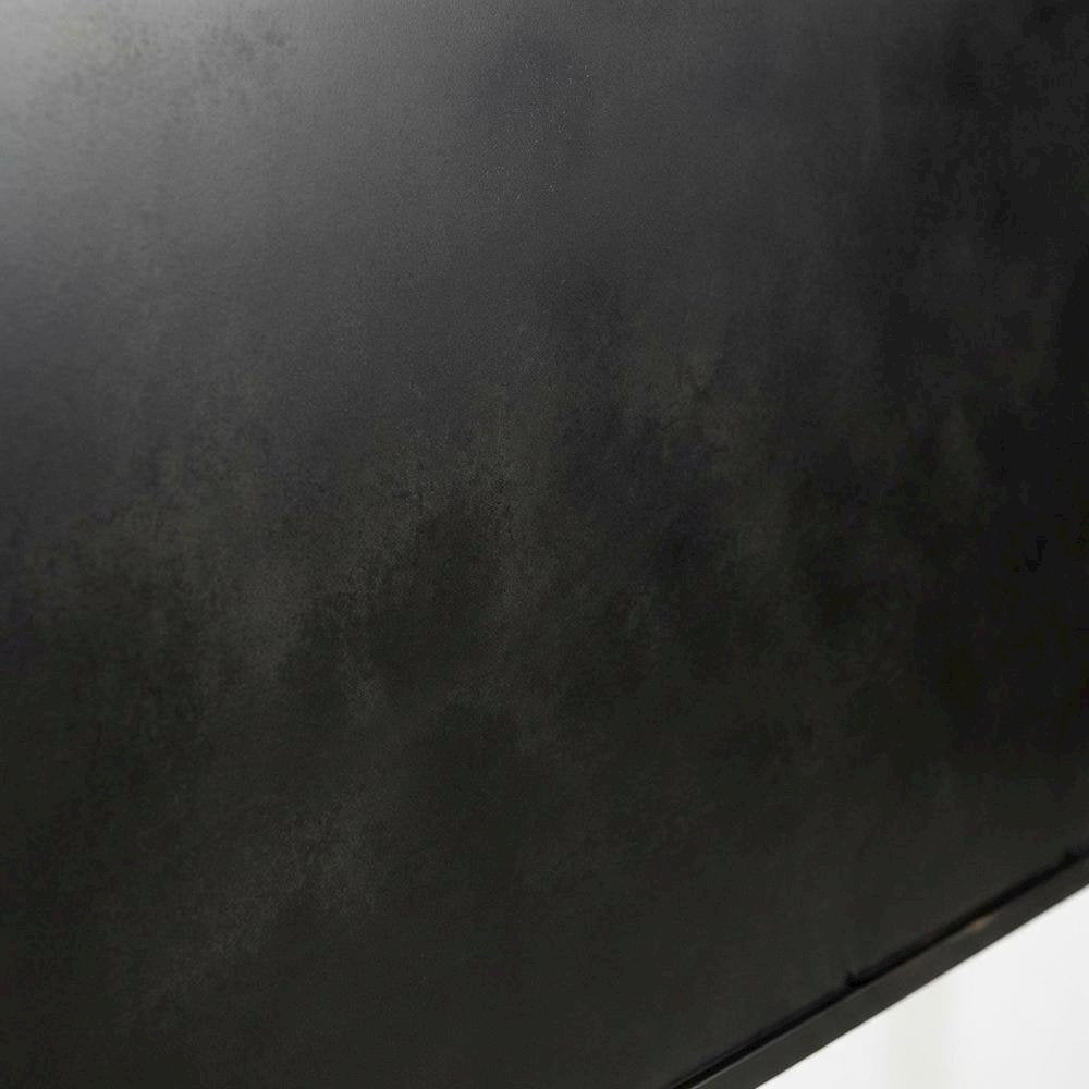 Distressed Metal Queen Metal Headboard with Vintage Design and Metal Tube Frame