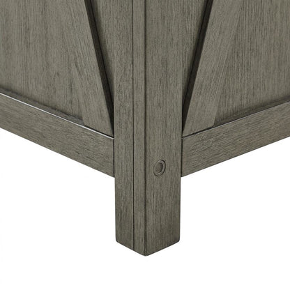 Rustic 7-Piece Dining Table Set in Rubberwood Solids and Veneers