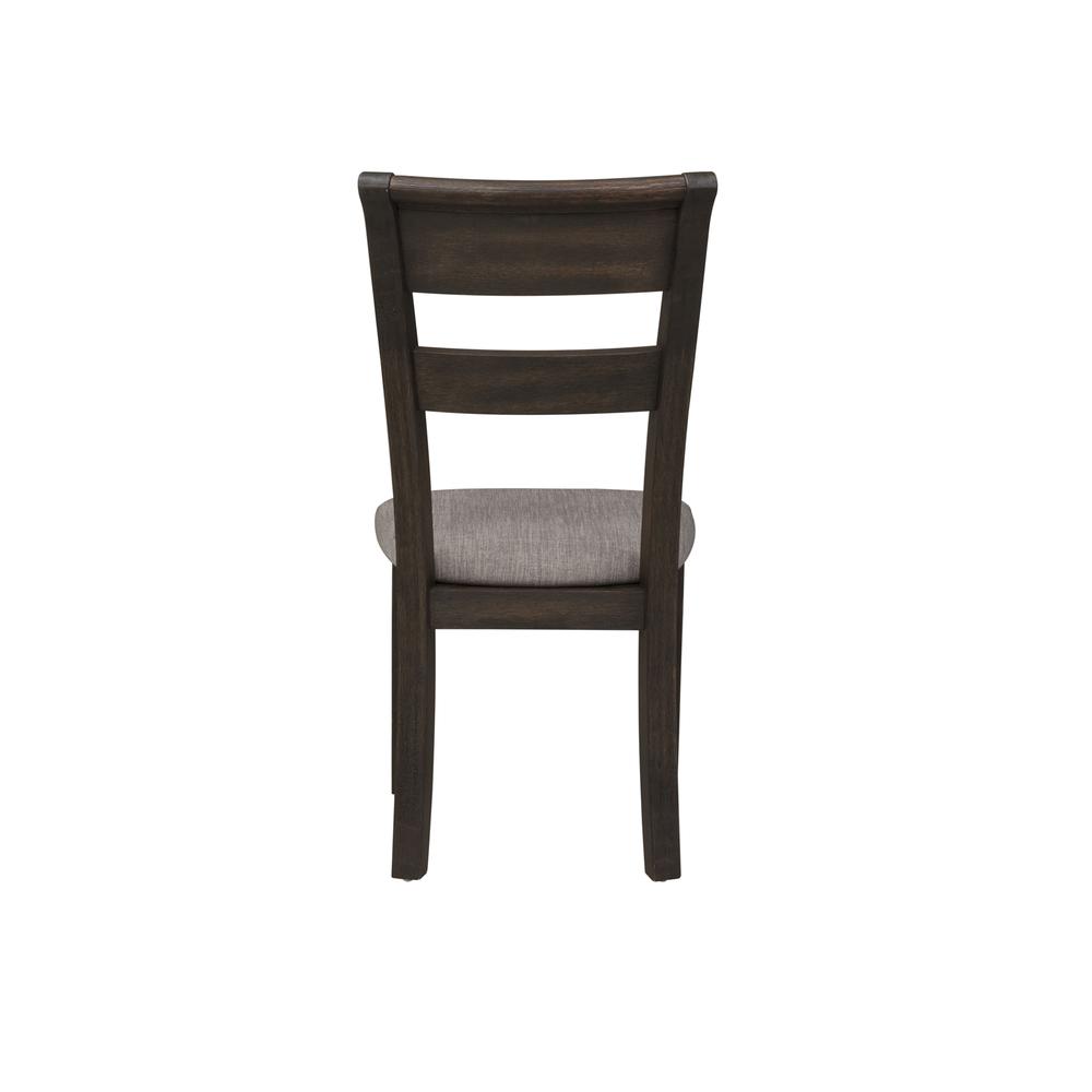 Double Bridge Splat Back Side Chair (RTA) in Dark Chestnut