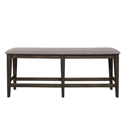 Double Bridge Counter Bench (RTA) in Dark Chestnut