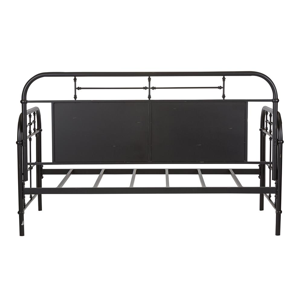 Vintage Series Twin Metal Day Bed - Black in Distressed Metal