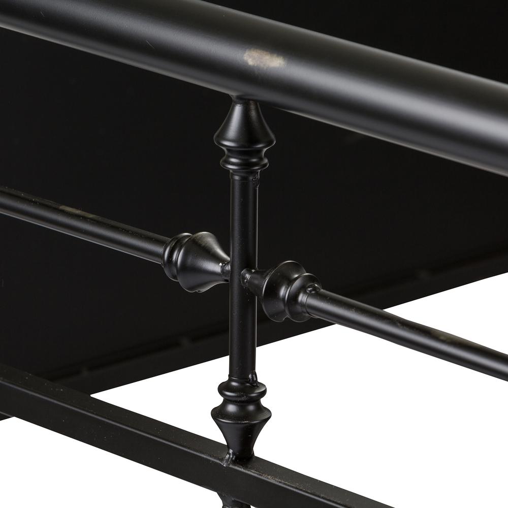 Vintage Series Twin Metal Day Bed - Black in Distressed Metal