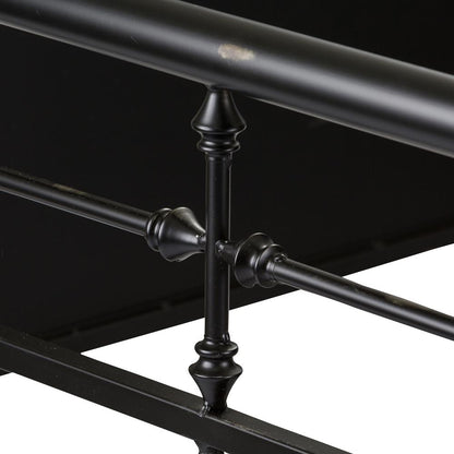 Vintage Series Twin Metal Day Bed - Black in Distressed Metal