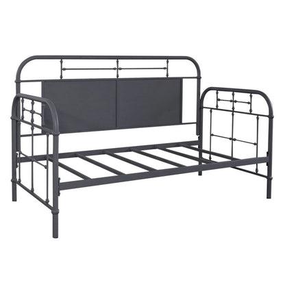 Vintage Series Twin Metal Day Bed - Navy in Distressed Metal