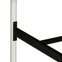 Vintage Series King Metal Bed - Antique White in Distressed Metal