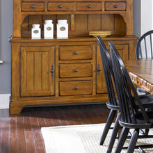 Treasures Buffet - Oak in Rustic Oak