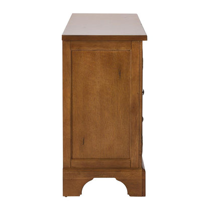 Treasures Buffet - Oak in Rustic Oak