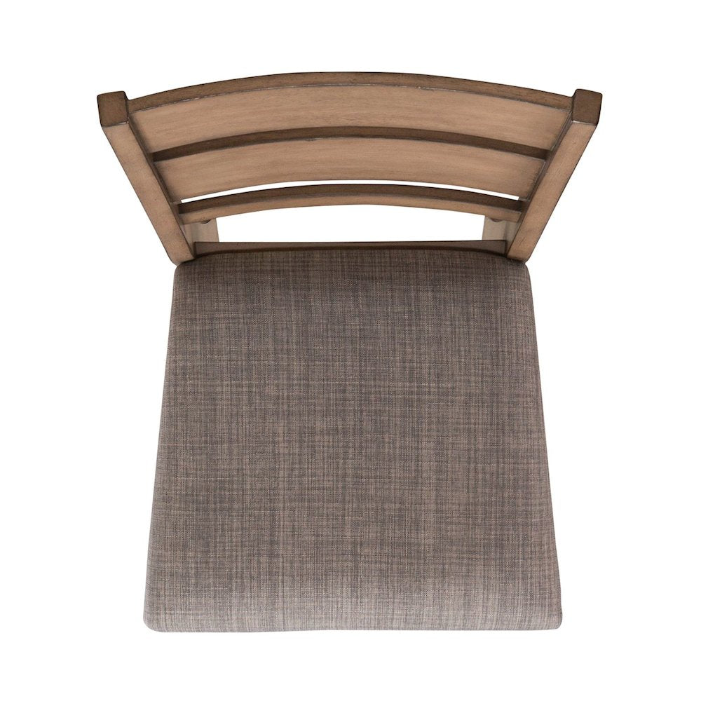 Brook Bay Slat Back Upholstered Side Dining Chair - Set of 2 - Sandstone