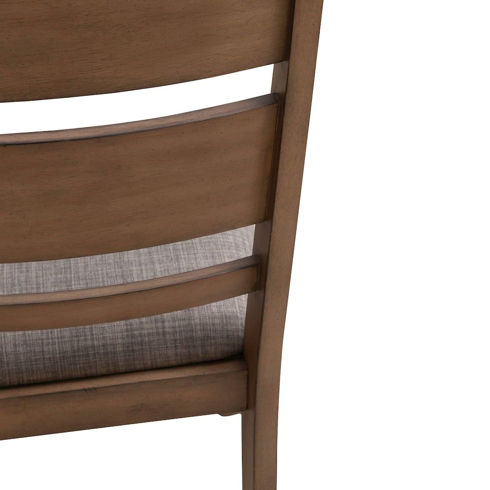 Brook Bay Slat Back Upholstered Side Dining Chair - Set of 2 - Sandstone
