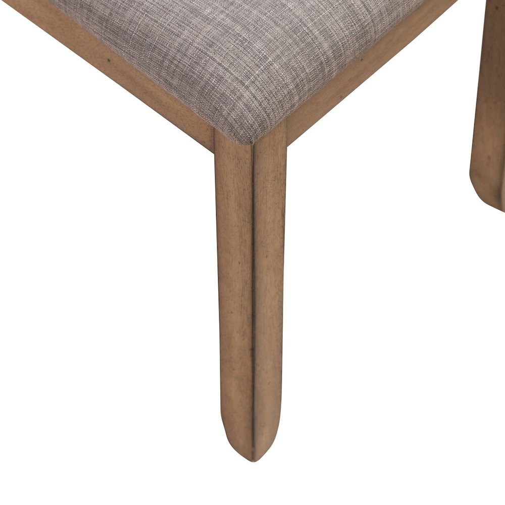 Brook Bay Slat Back Upholstered Side Dining Chair - Set of 2 - Sandstone