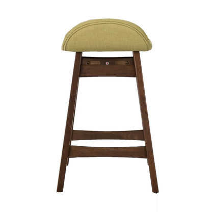 Space Savers 24 Inch Counter Chair - Green (RTA)-Set of 2 in Satin Walnut