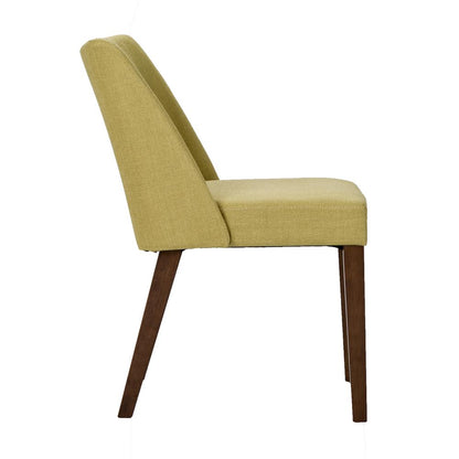 Space Savers Nido Chair - Green (RTA)-Set of 2 in Satin Walnut