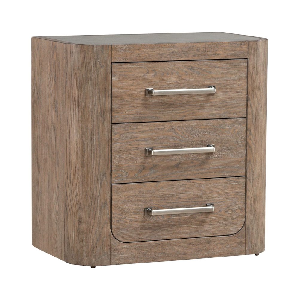California King Shelter Bed, Dresser & Mirror, Night Stand Set - Burnished Clay