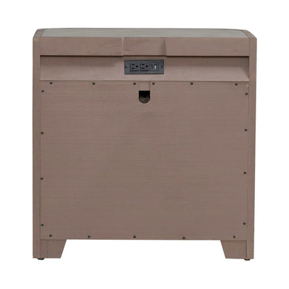King Shelter Bed, Dresser & Mirror, Night Stand Bedroom Set - Burnished Clay