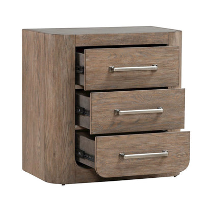 King Shelter Bed, Dresser & Mirror, Night Stand Bedroom Set - Burnished Clay