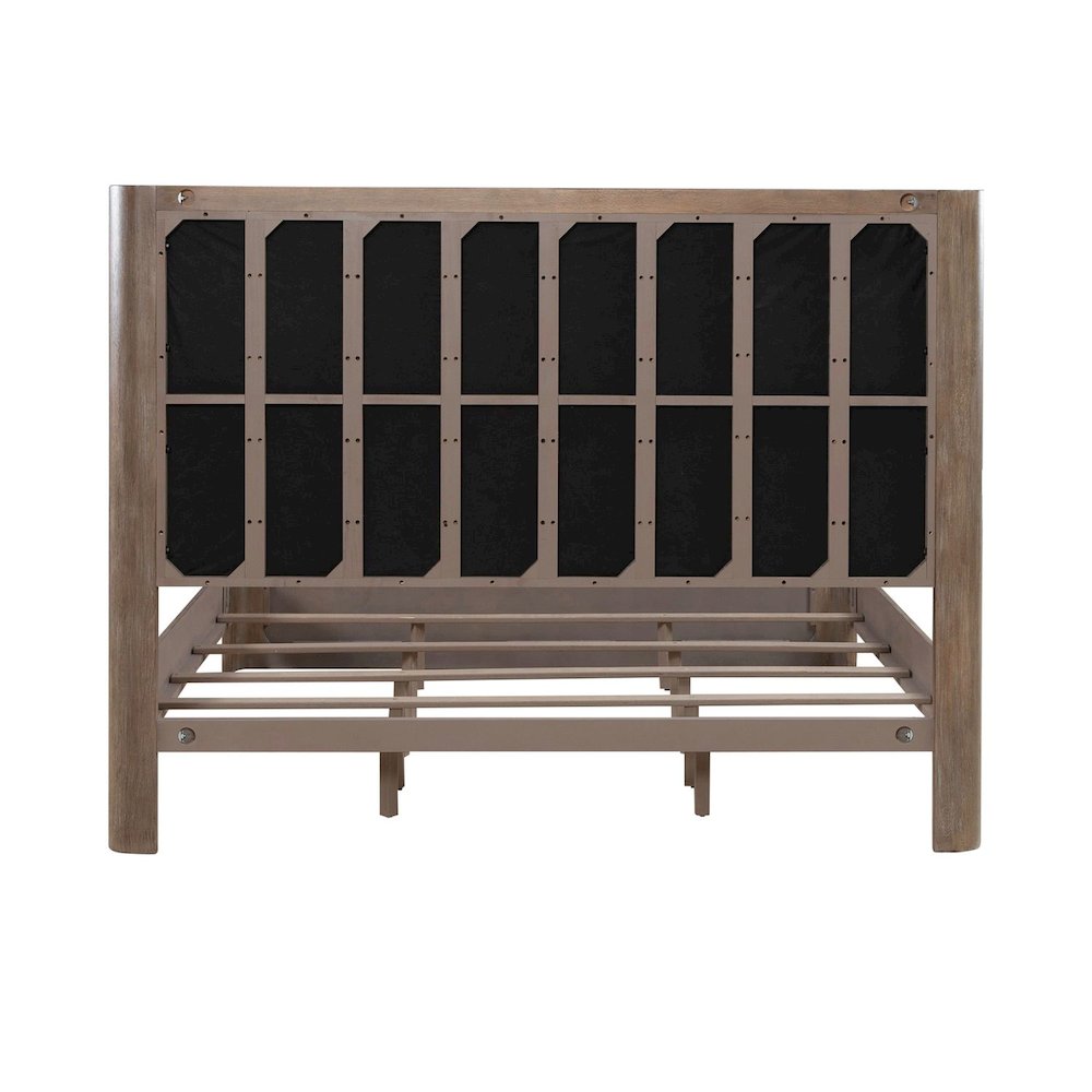 California King Shelter Bed, Dresser & Mirror, Chest Set - Burnished Clay