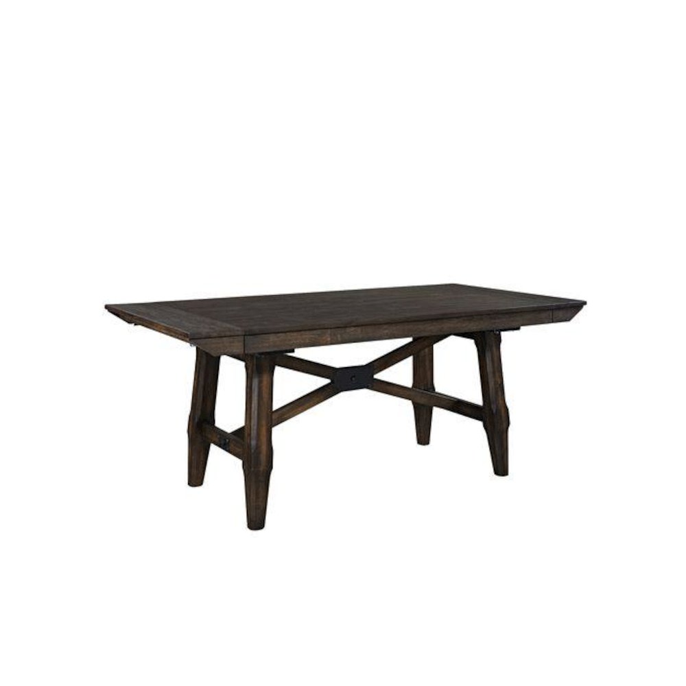 Brown Dining Table for 4 – Elegant 5 Piece Small Kitchen Dining Set
