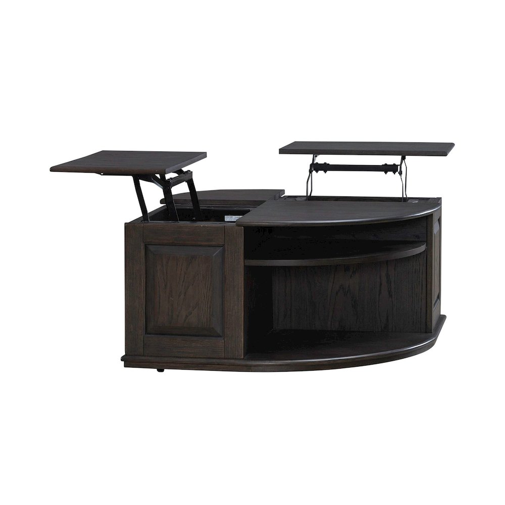 Wallace 3 Piece Set for Living Room - Cocktail Table, 2 End Tables - Aged Oak