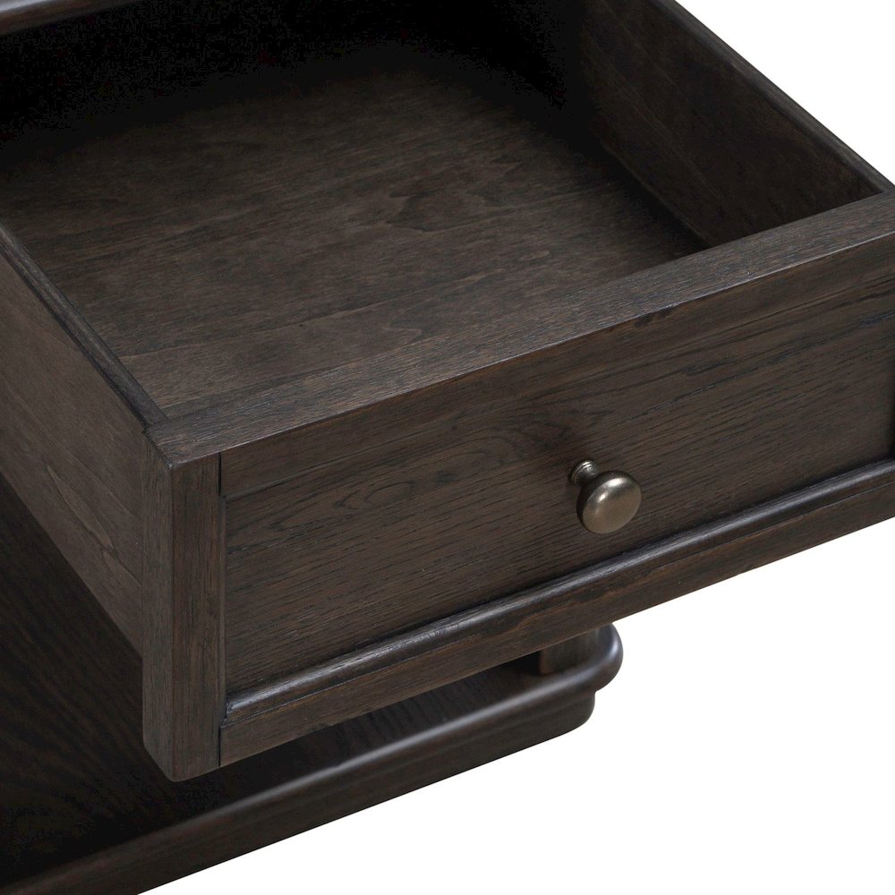Wallace 3 Piece Set for Living Room - Cocktail Table, 2 End Tables - Aged Oak