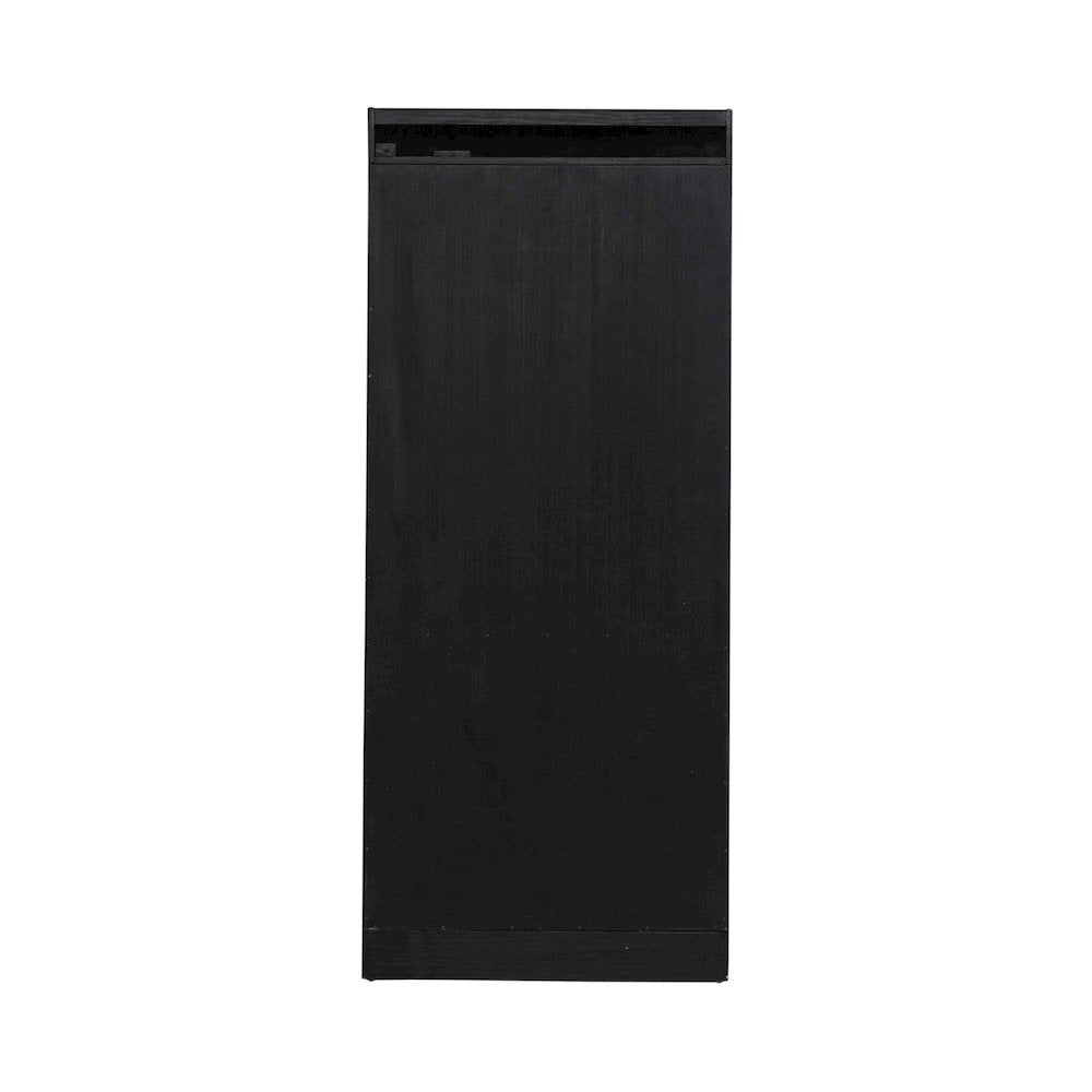 2 Piece Bunching Bookcase Set for Home Office - Aged Charcoal,Rub Thru & Caramel