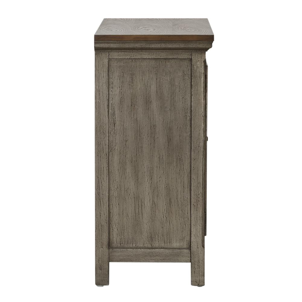 Westridge 2 Door Accent Cabinet in Wirebrushed Gray