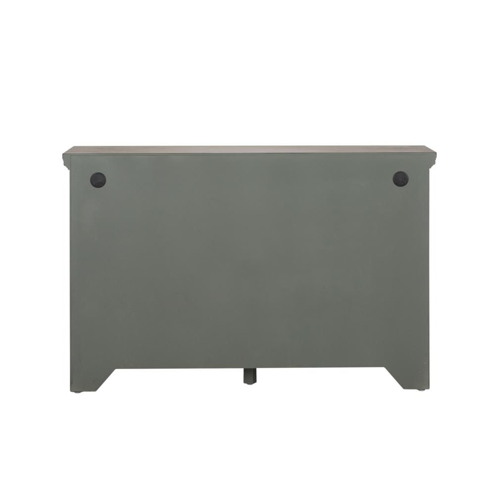 Westridge 3 Door Accent Cabinet in Wirebrushed Gray