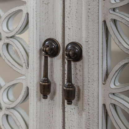 Westridge 2 Door Accent Cabinet in Wirebrushed Gray