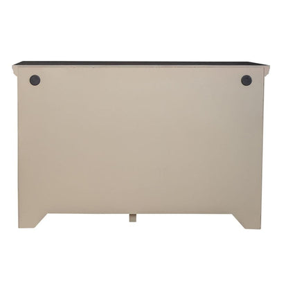 Westridge 3 Door Accent Cabinet in Wirebrushed Gray