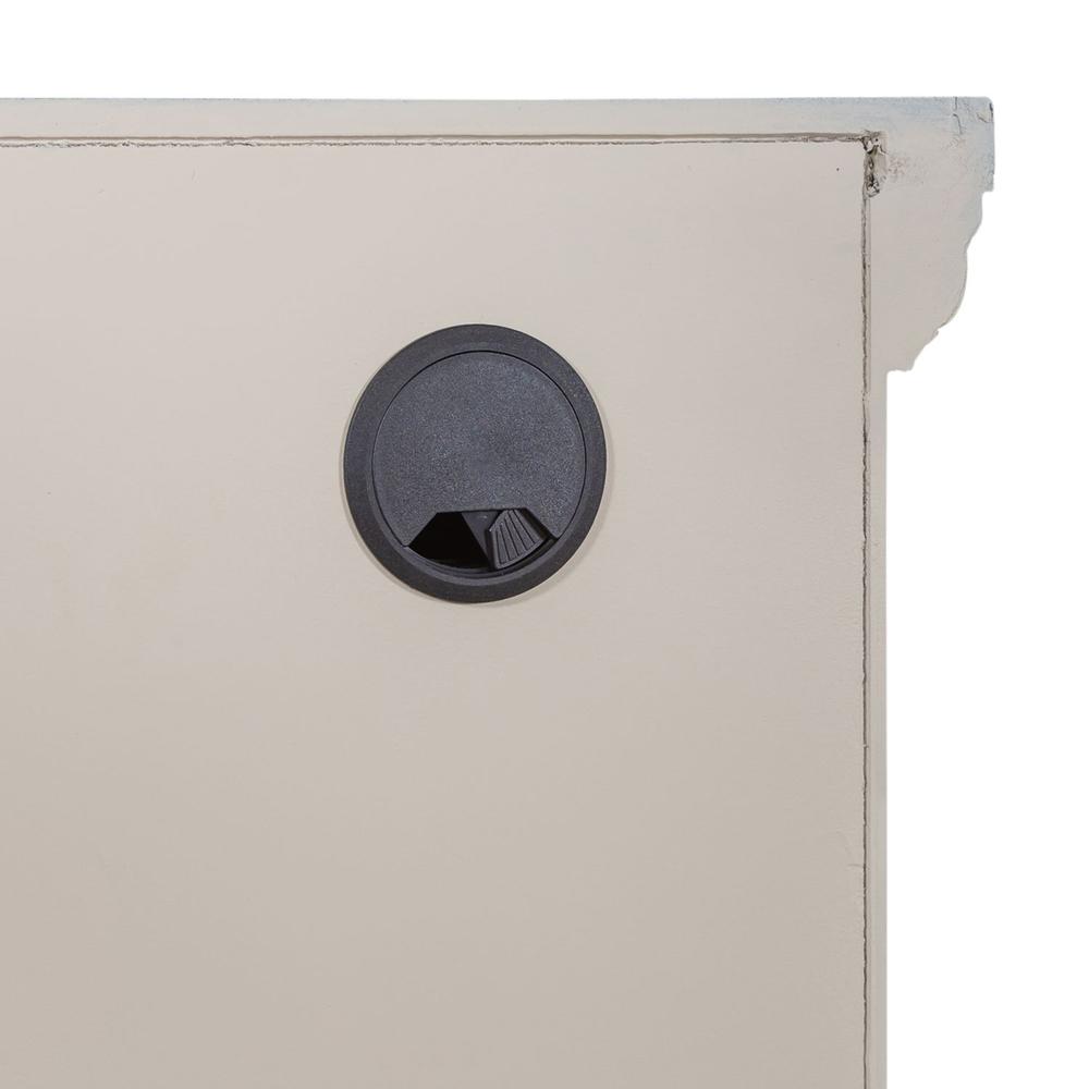 Westridge 3 Door Accent Cabinet in Wirebrushed Gray