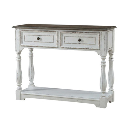 White, Console Table, Quality Build, Durable Wood Frame