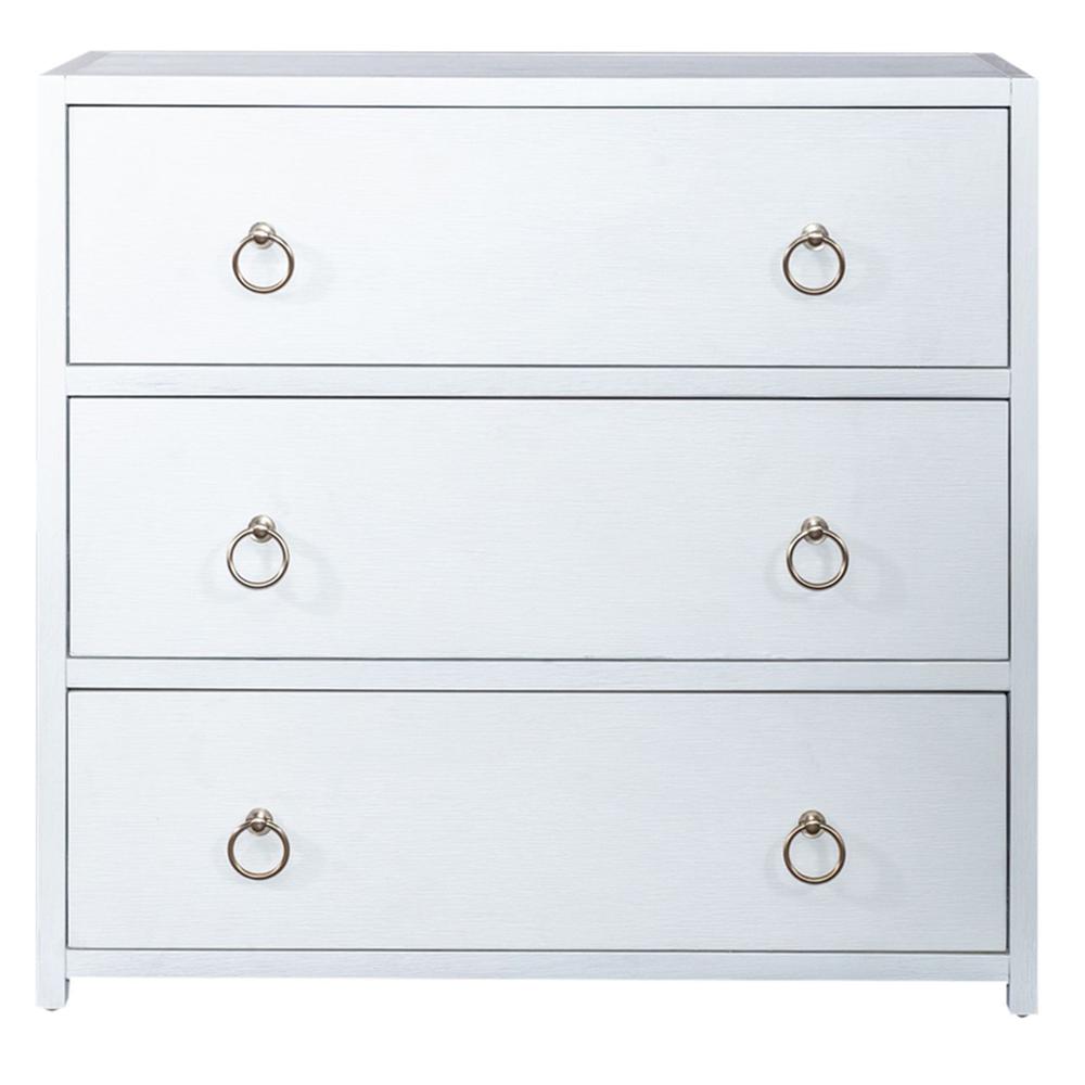 East End Accent Cabinet in Wirebrushed White