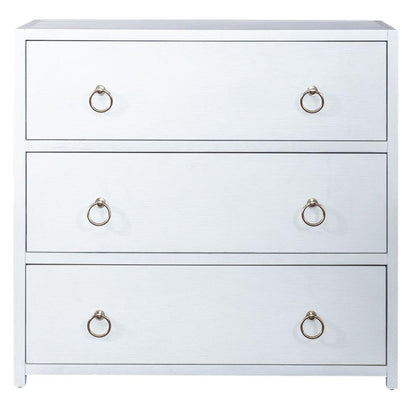 East End Accent Cabinet in Wirebrushed White
