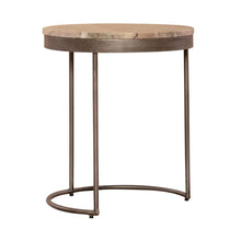 Eclipse Nesting Tables in Graystone Marble Topw/ Pewter Metal