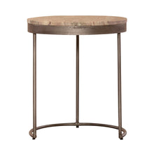 Eclipse Nesting Tables in Graystone Marble Topw/ Pewter Metal