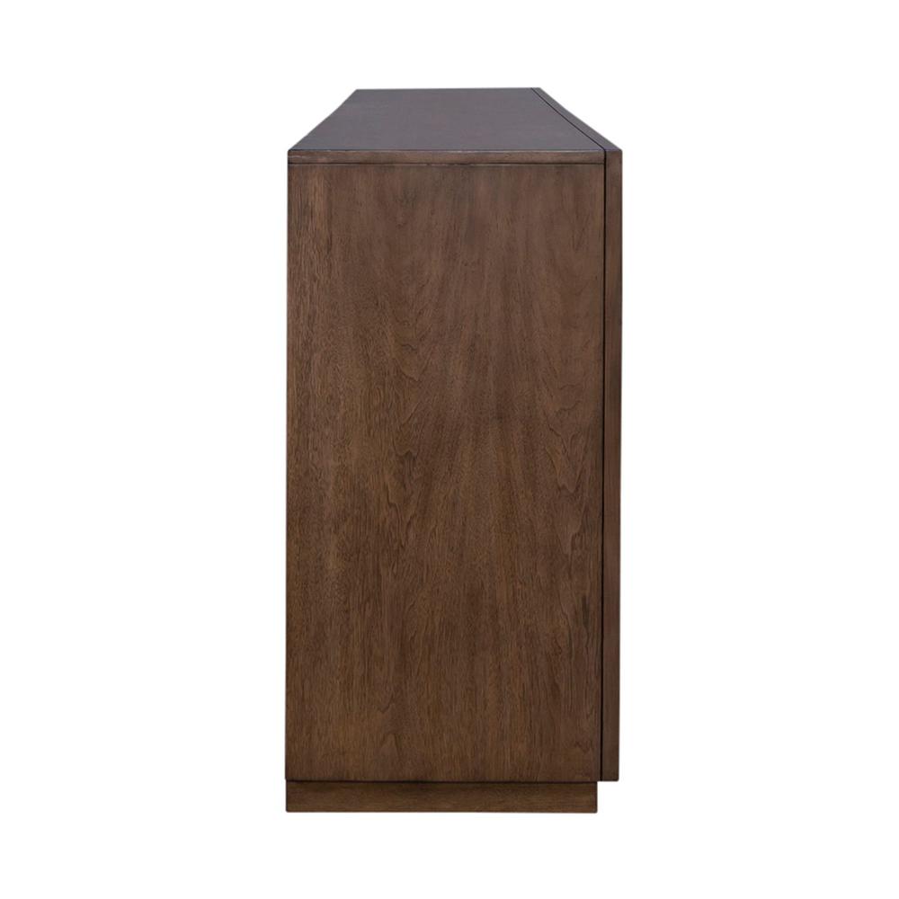 Easton eighty-two inch TV console in Urban Bronze Finish
