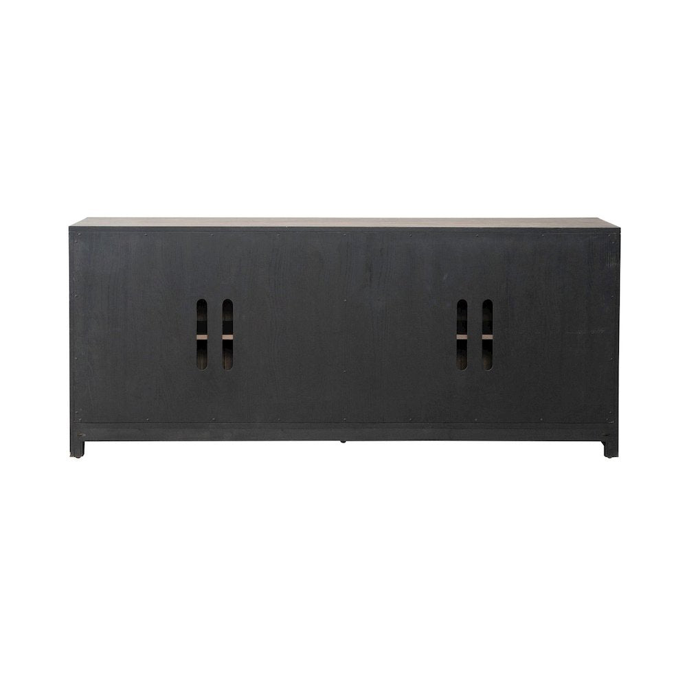 Lafayette 4 Door Accent Cabinet  - Weathered Tobacco